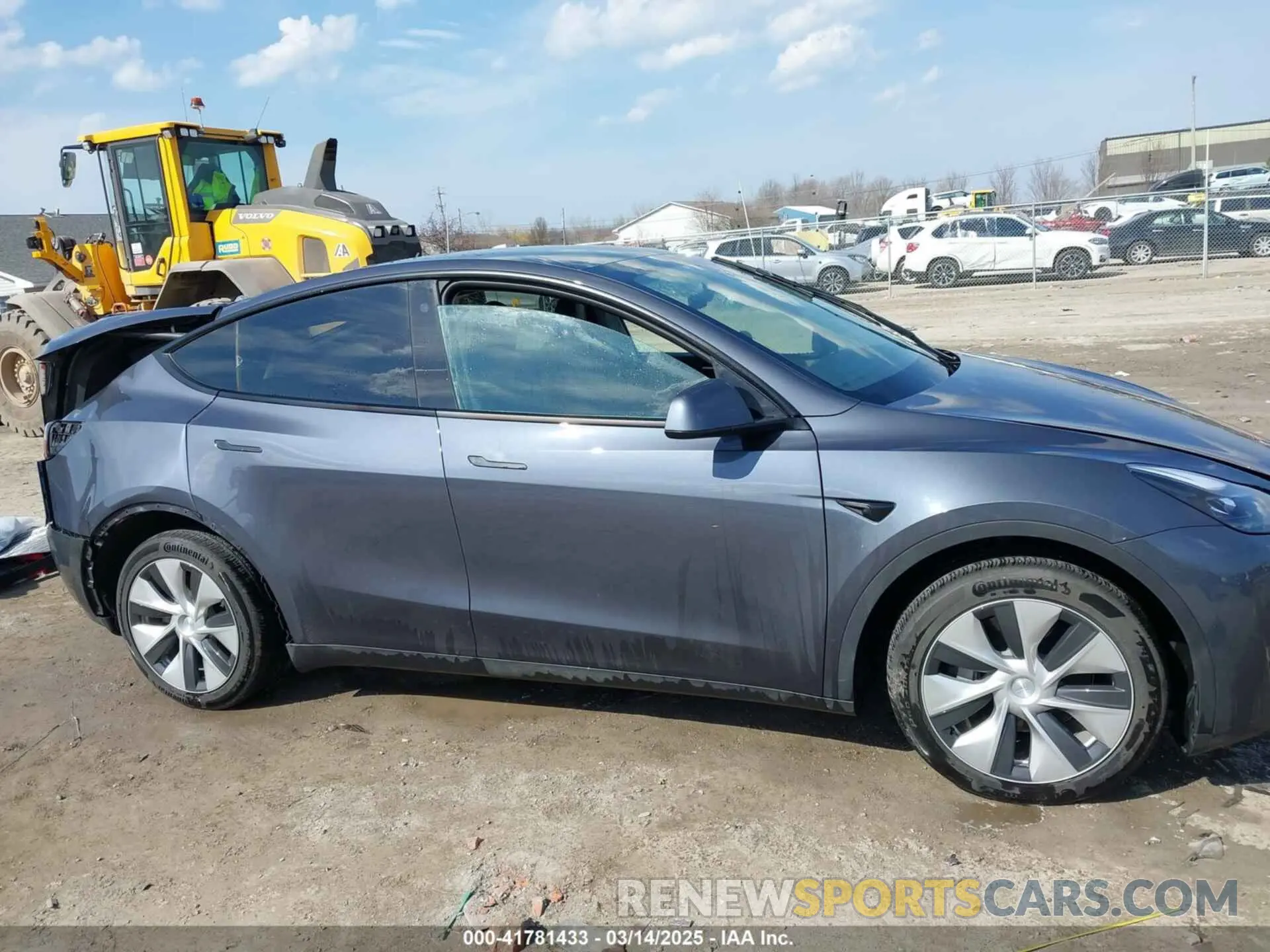 14 Фотография поврежденного автомобиля 7SAYGDEE7PF755980 TESLA MODEL Y 2023