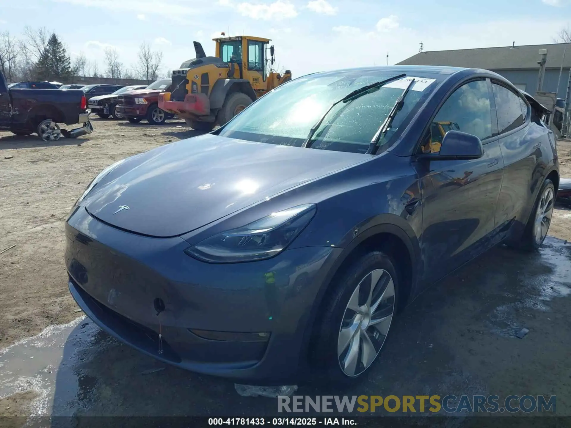 2 Фотография поврежденного автомобиля 7SAYGDEE7PF755980 TESLA MODEL Y 2023
