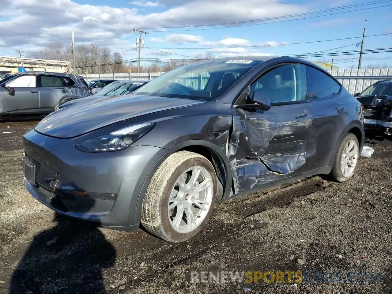 1 Photograph of a damaged car 7SAYGDEE7PF809181 TESLA MODEL Y 2023