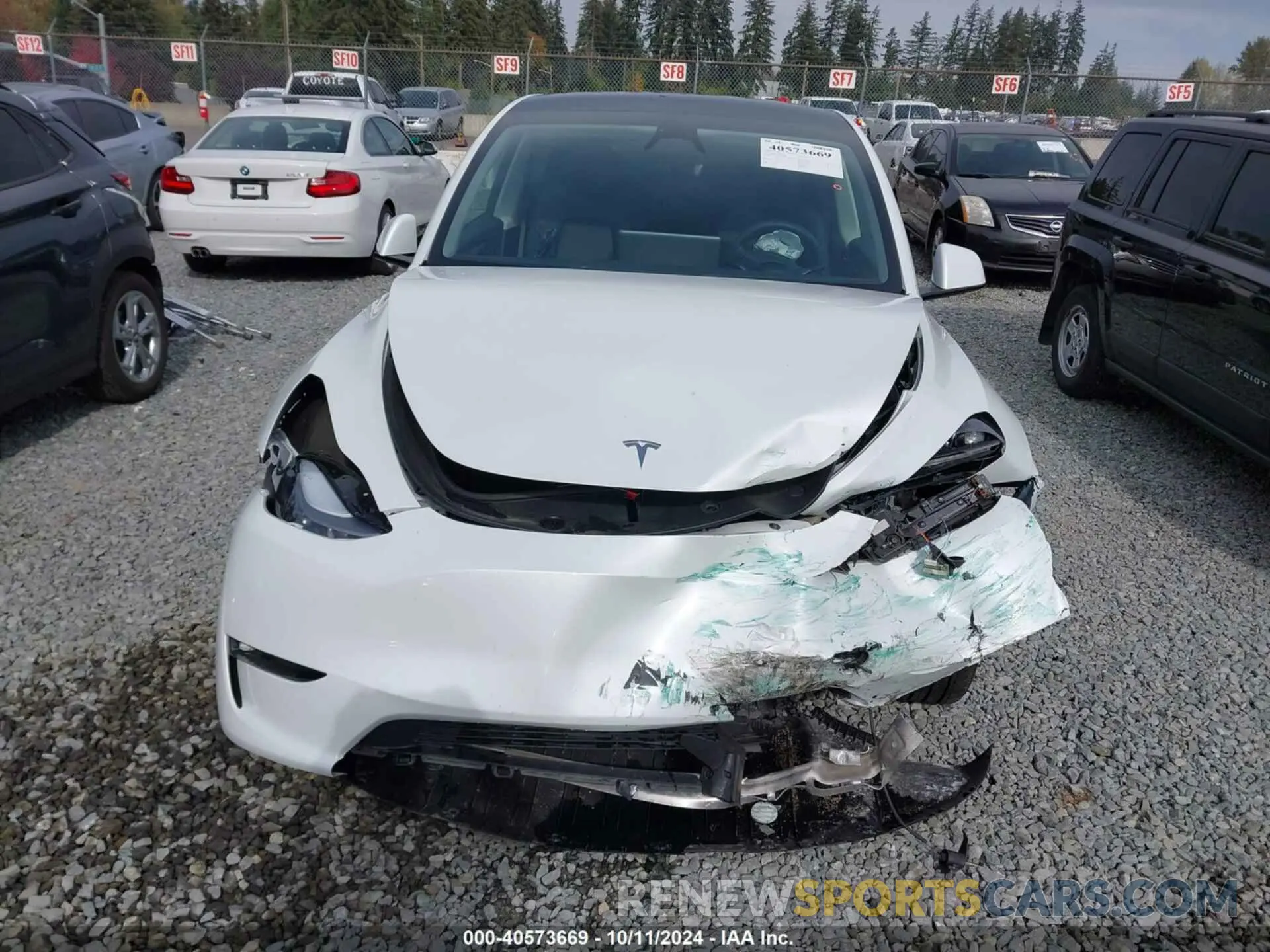 12 Фотография поврежденного автомобиля 7SAYGDEE7PF825106 TESLA MODEL Y 2023