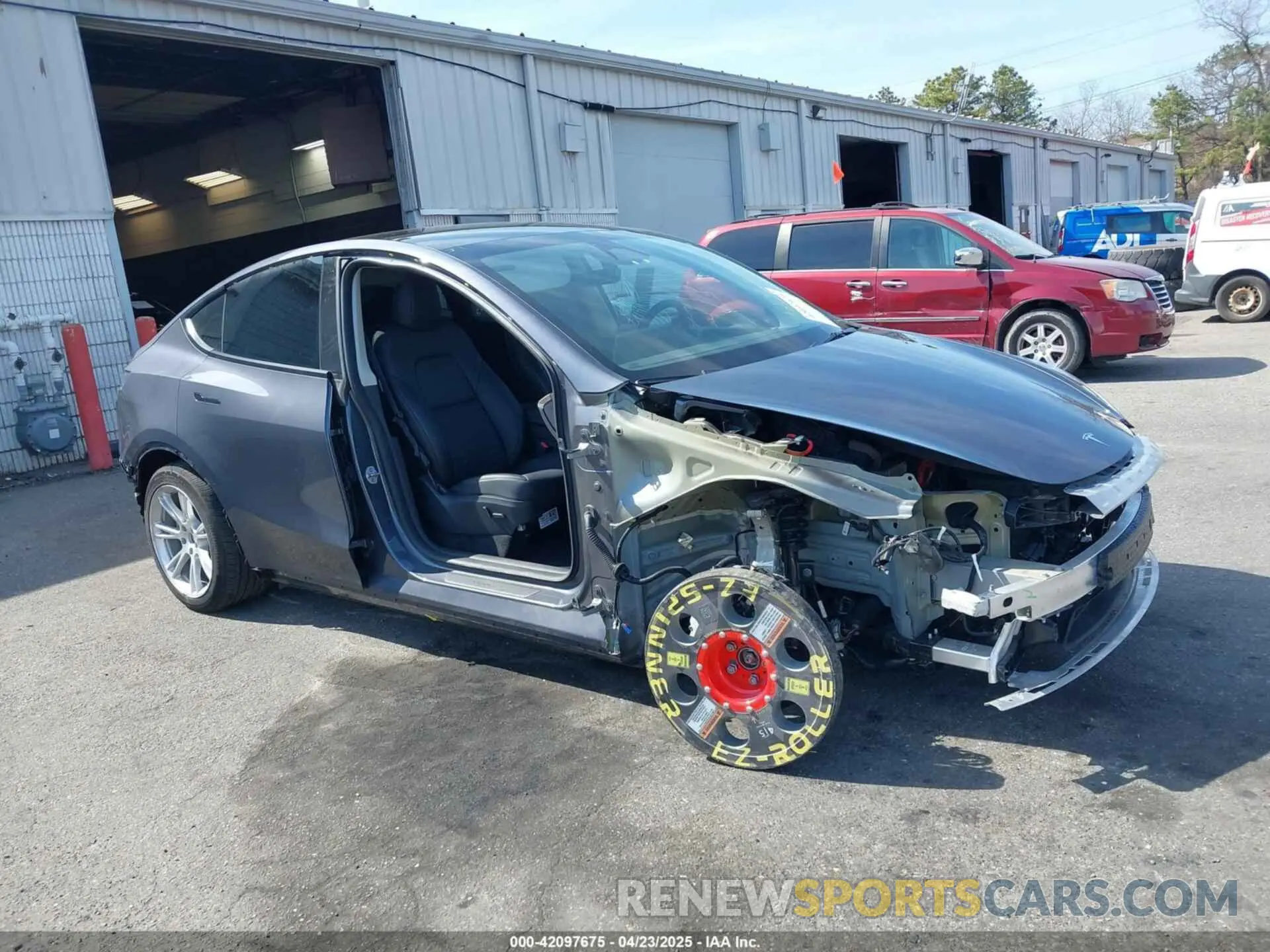 1 Photograph of a damaged car 7SAYGDEE7PF856985 TESLA MODEL Y 2023