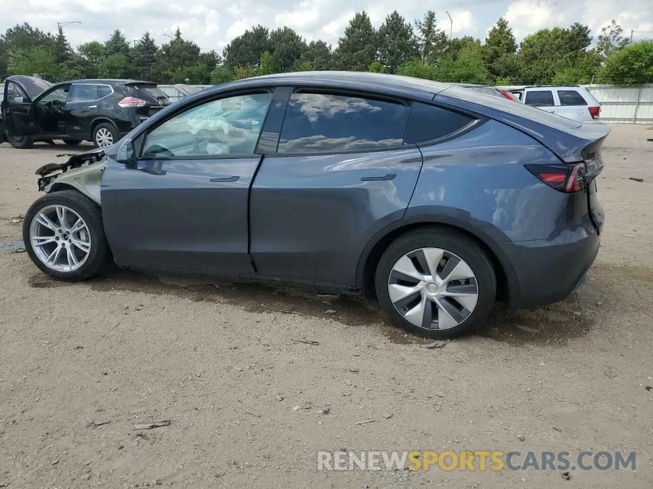 2 Photograph of a damaged car 7SAYGDEE7PF893020 TESLA MODEL Y 2023