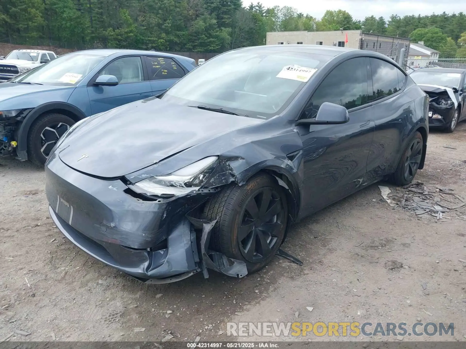 2 Фотография поврежденного автомобиля 7SAYGDEE8PA023354 TESLA MODEL Y 2023