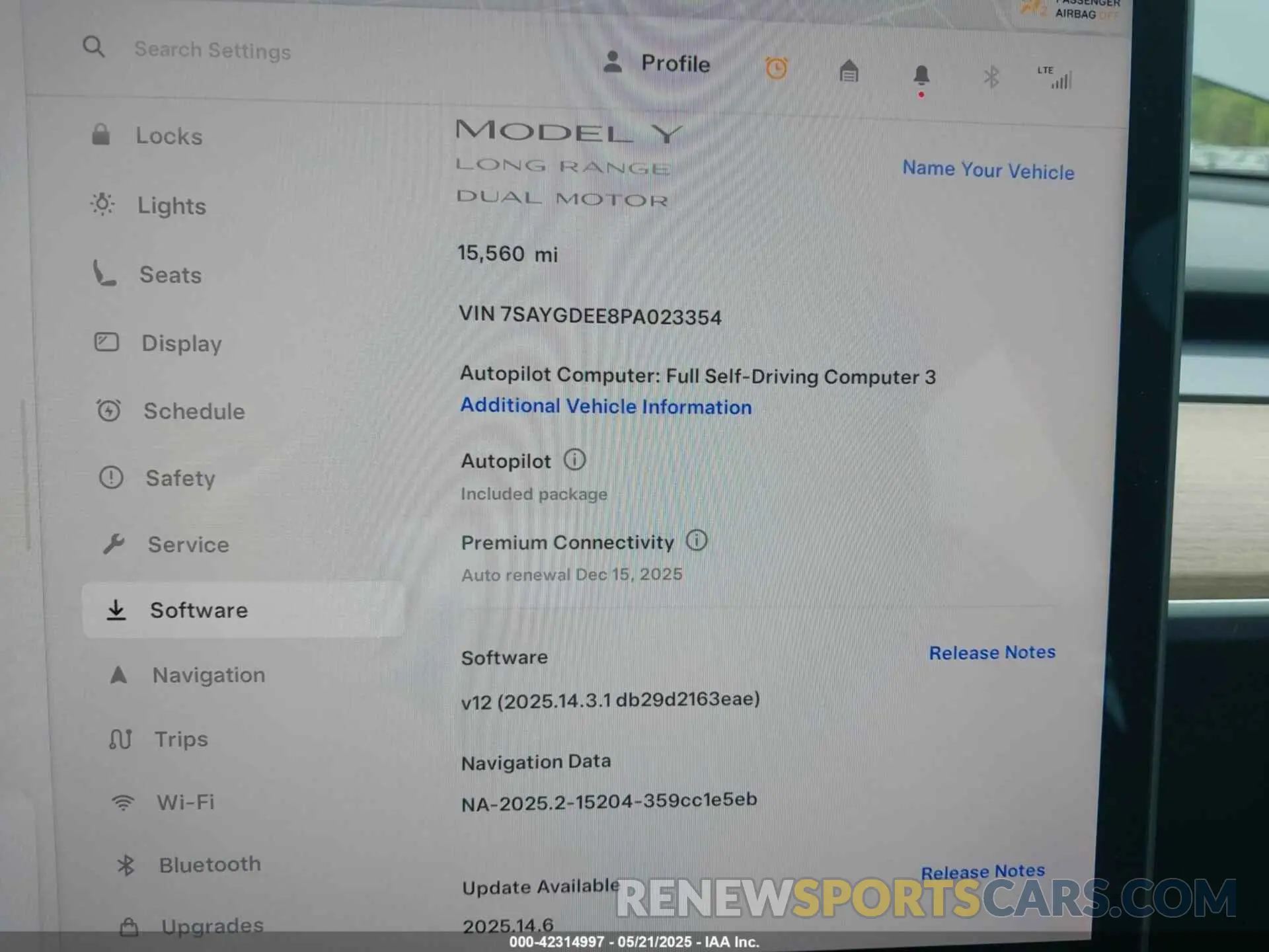 7 Фотография поврежденного автомобиля 7SAYGDEE8PA023354 TESLA MODEL Y 2023