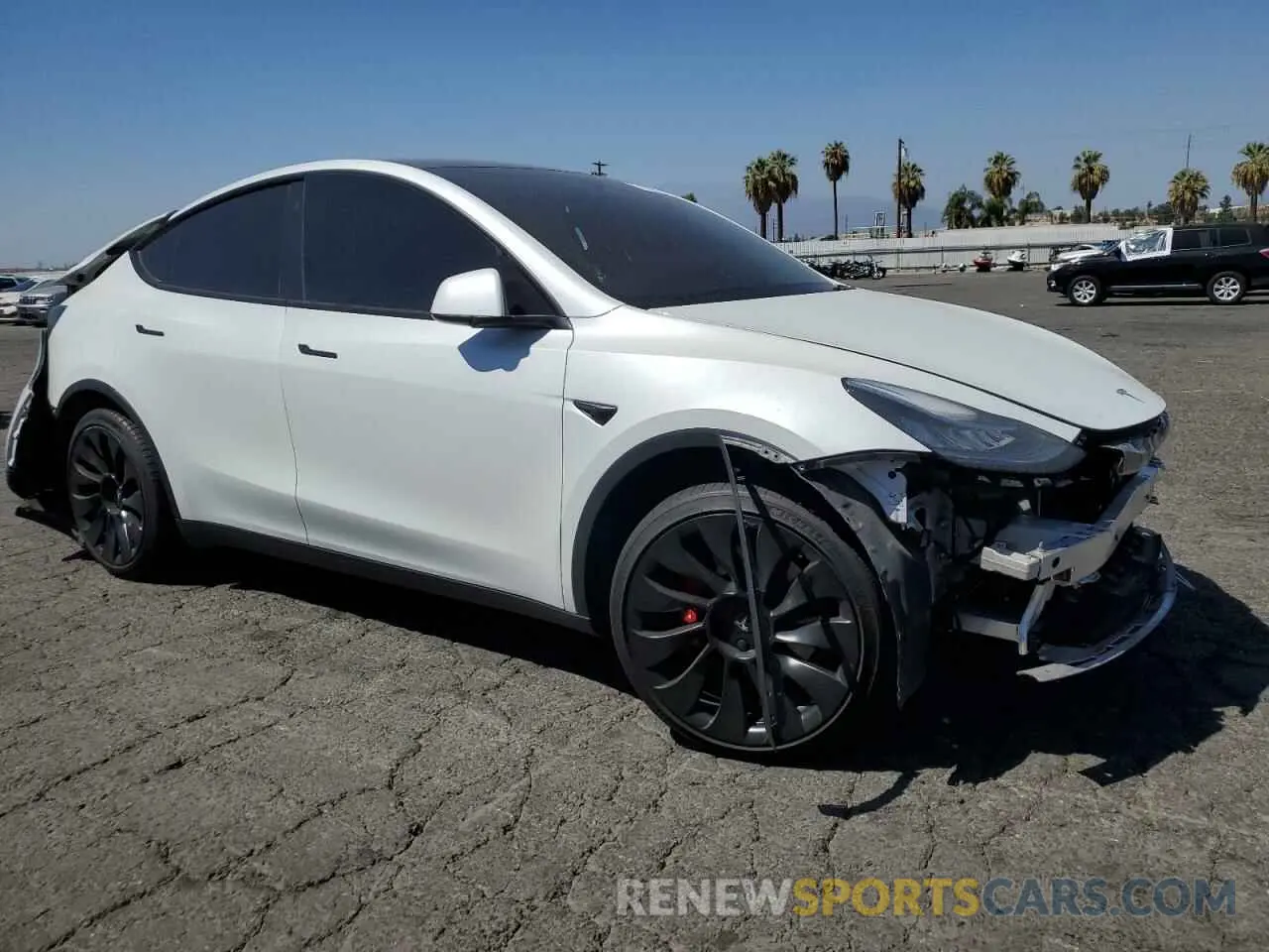 4 Фотография поврежденного автомобиля 7SAYGDEE8PA024133 TESLA MODEL Y 2023