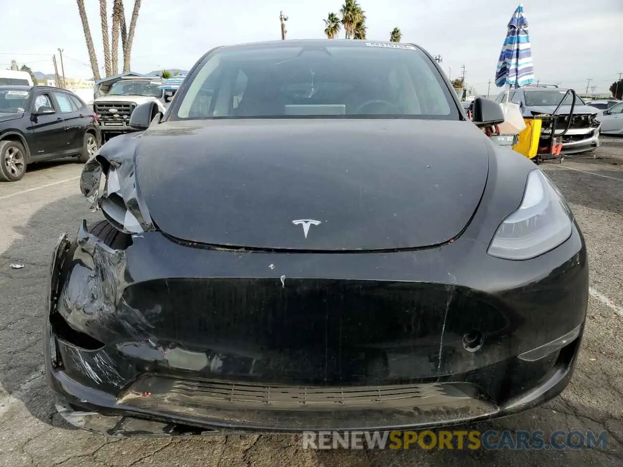 5 Фотография поврежденного автомобиля 7SAYGDEE8PA028487 TESLA MODEL Y 2023