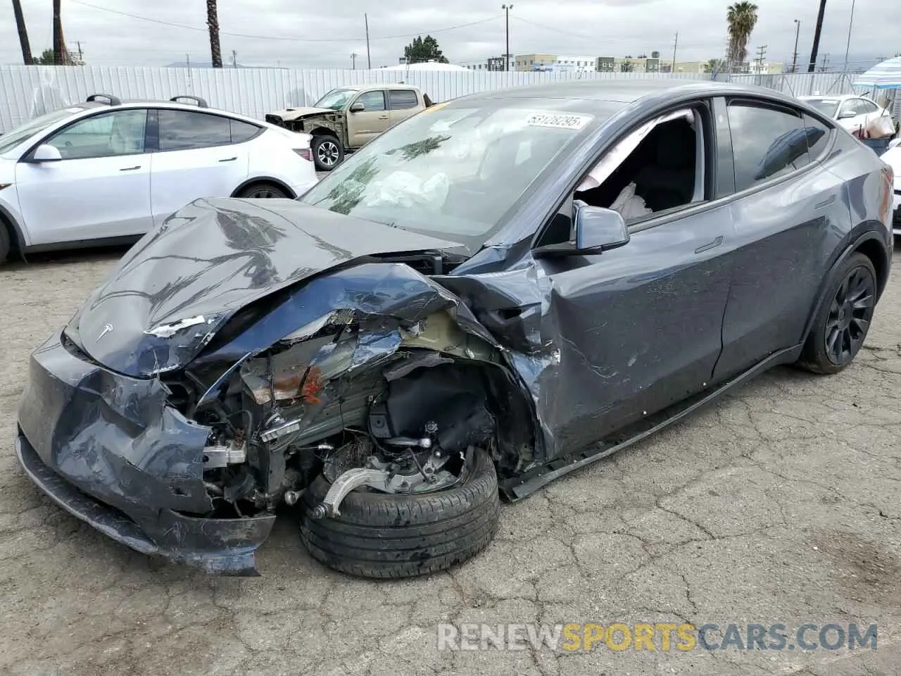 1 Photograph of a damaged car 7SAYGDEE8PA029428 TESLA MODEL Y 2023