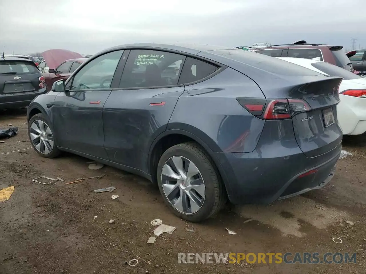 2 Фотография поврежденного автомобиля 7SAYGDEE8PA043233 TESLA MODEL Y 2023