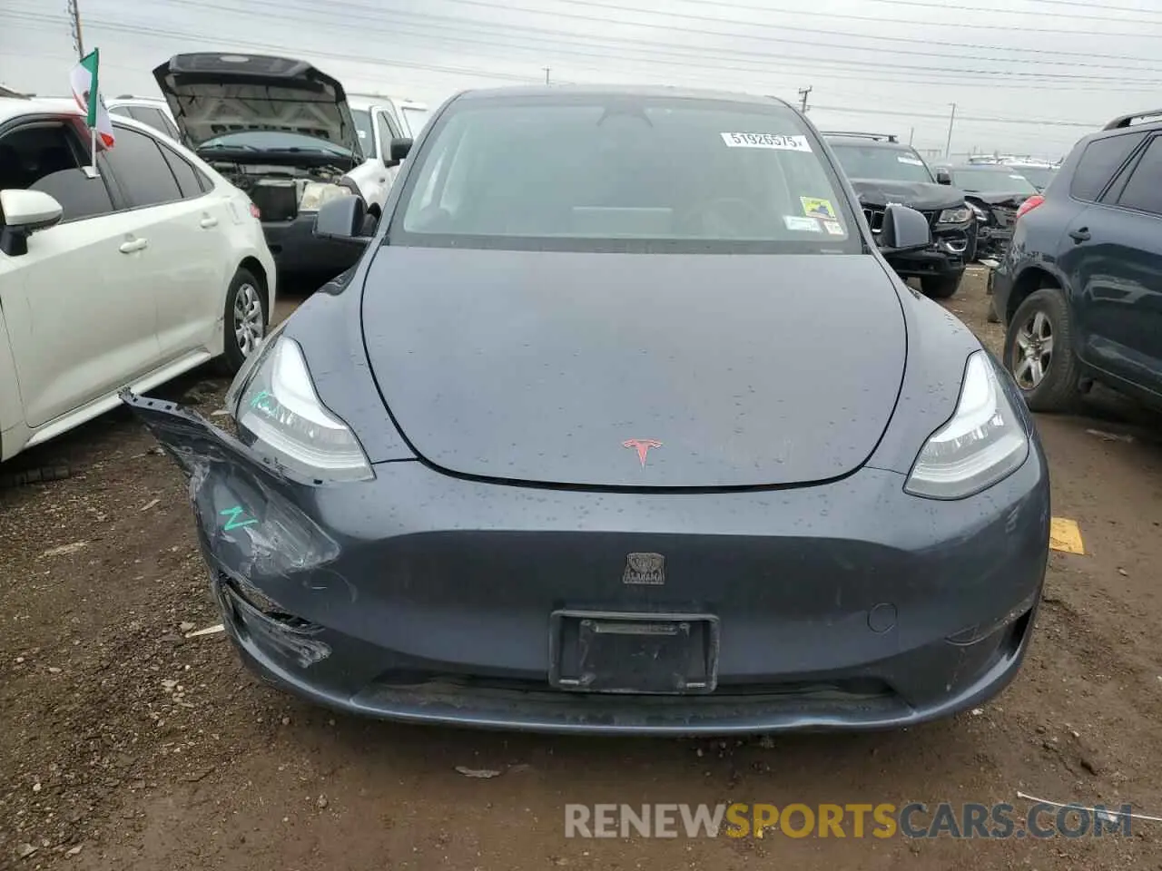 5 Фотография поврежденного автомобиля 7SAYGDEE8PA043233 TESLA MODEL Y 2023
