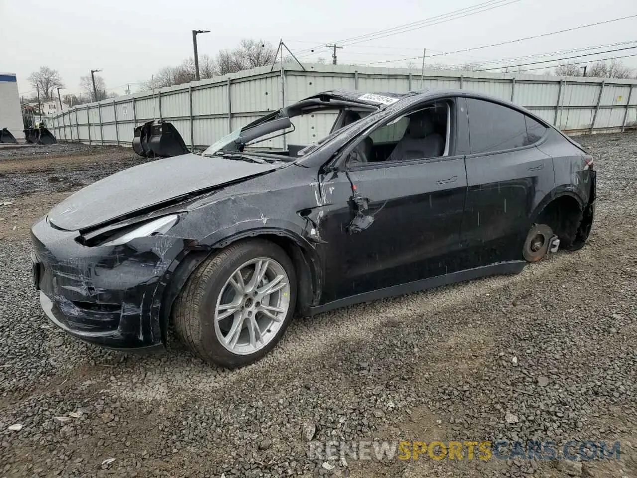 1 Photograph of a damaged car 7SAYGDEE8PA044544 TESLA MODEL Y 2023