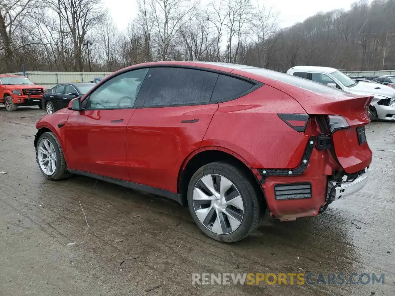 2 Photograph of a damaged car 7SAYGDEE8PA048142 TESLA MODEL Y 2023