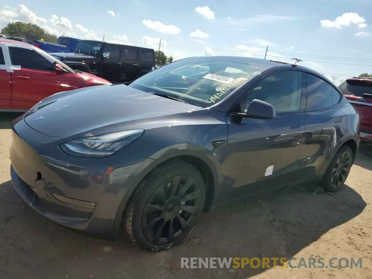 1 Photograph of a damaged car 7SAYGDEE8PA056810 TESLA MODEL Y 2023