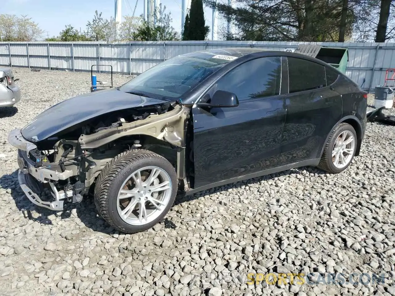 1 Фотография поврежденного автомобиля 7SAYGDEE8PA062753 TESLA MODEL Y 2023