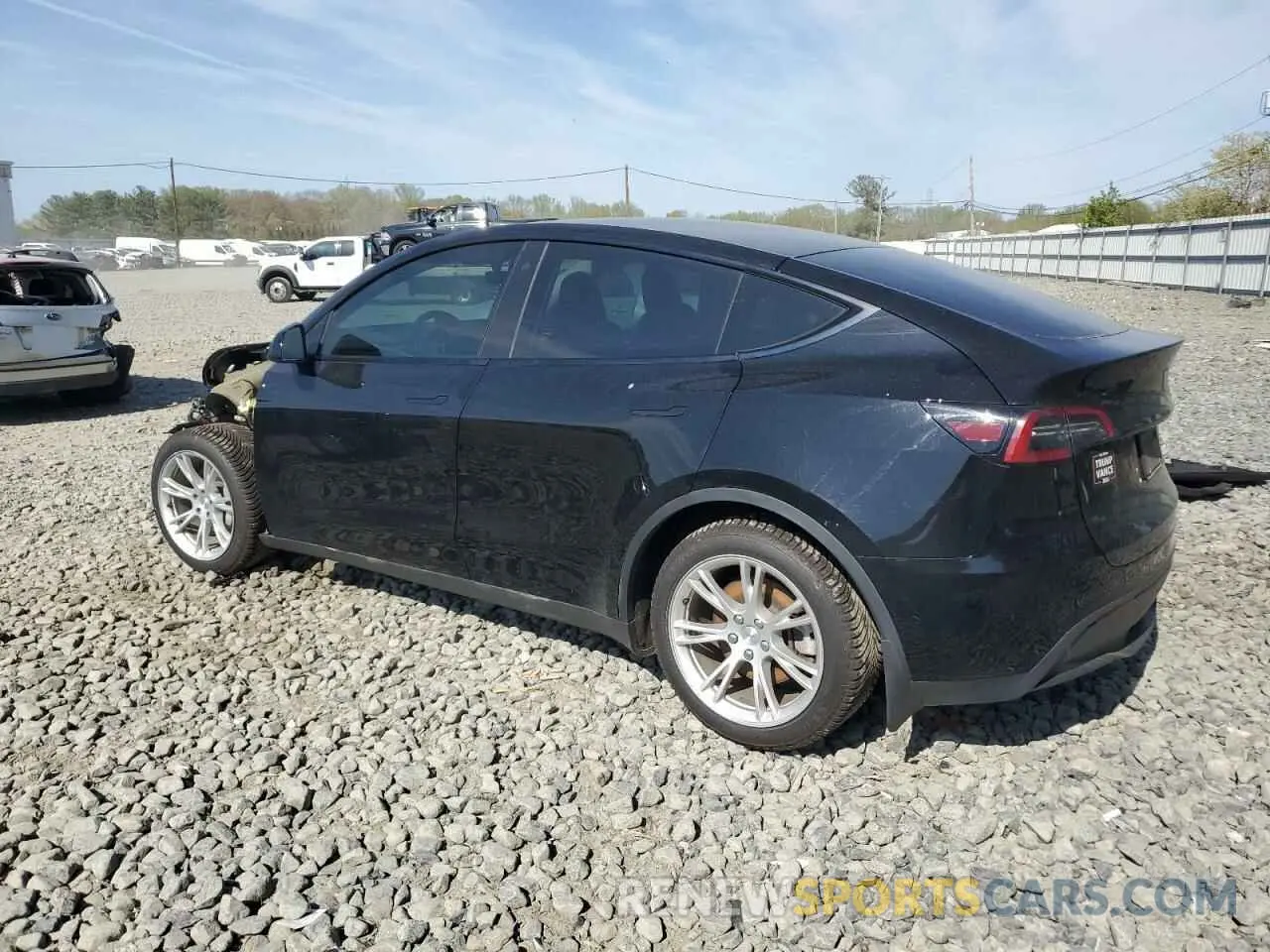 2 Фотография поврежденного автомобиля 7SAYGDEE8PA062753 TESLA MODEL Y 2023