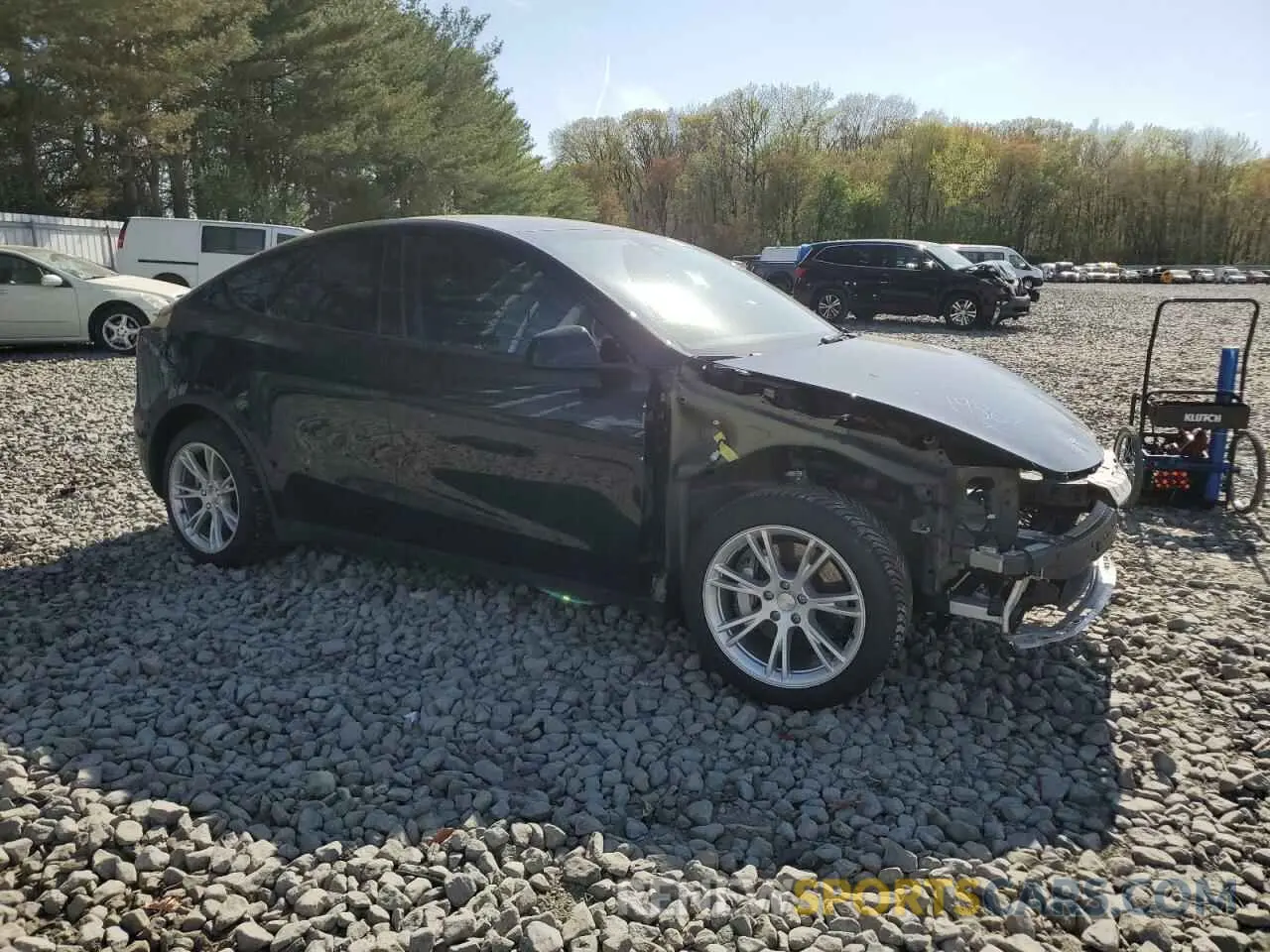 4 Фотография поврежденного автомобиля 7SAYGDEE8PA062753 TESLA MODEL Y 2023