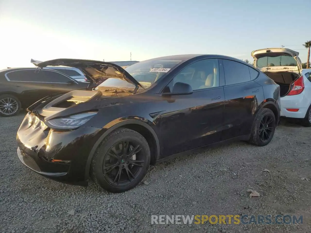 1 Фотография поврежденного автомобиля 7SAYGDEE8PA073543 TESLA MODEL Y 2023