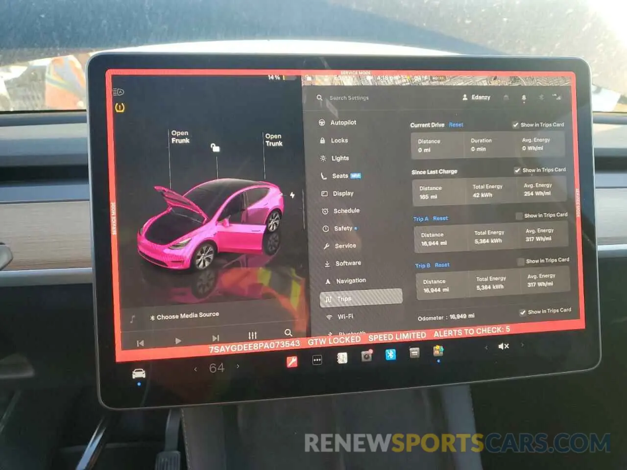 9 Фотография поврежденного автомобиля 7SAYGDEE8PA073543 TESLA MODEL Y 2023