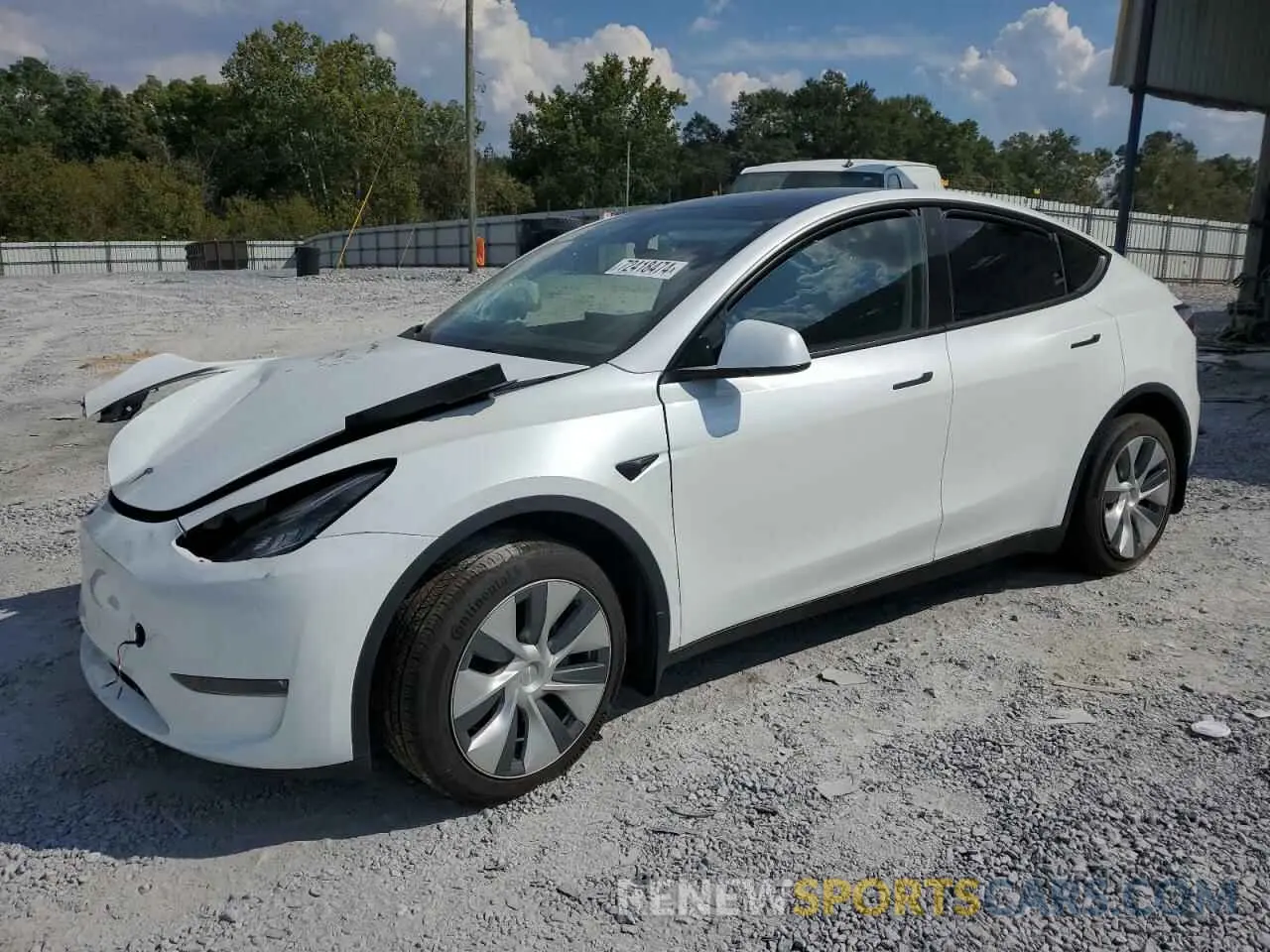 1 Фотография поврежденного автомобиля 7SAYGDEE8PA080752 TESLA MODEL Y 2023