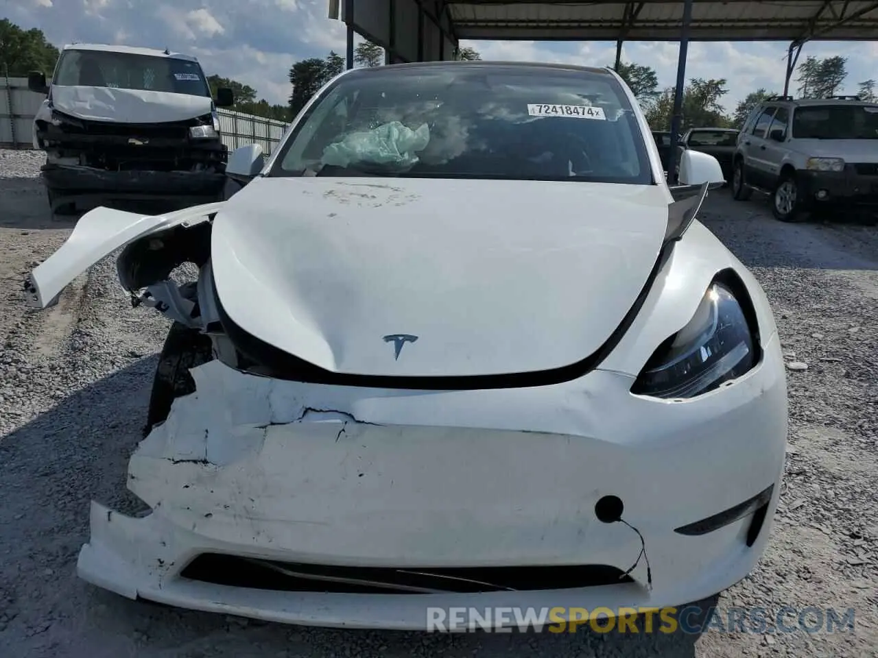 5 Фотография поврежденного автомобиля 7SAYGDEE8PA080752 TESLA MODEL Y 2023