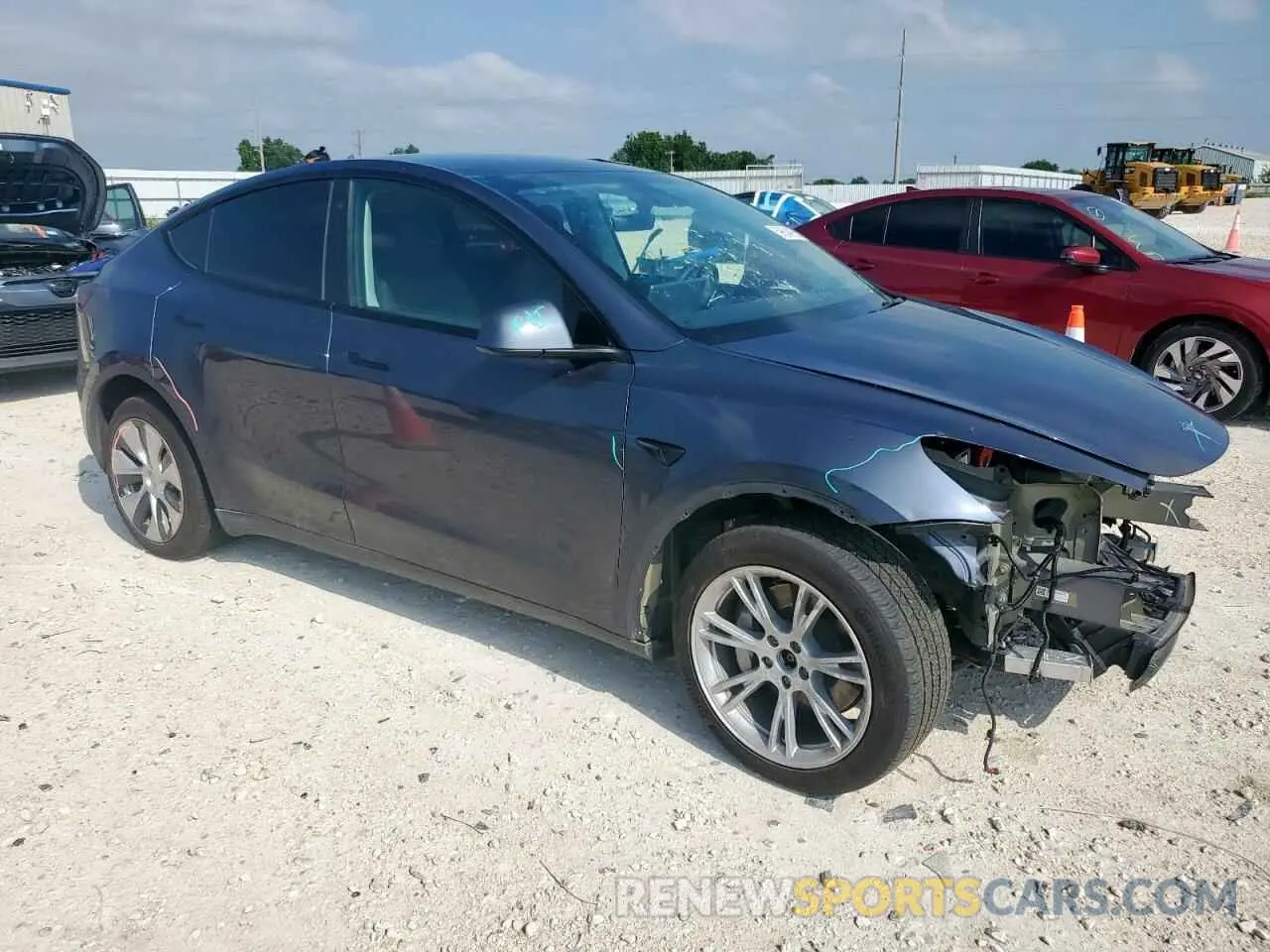 4 Photograph of a damaged car 7SAYGDEE8PA093260 TESLA MODEL Y 2023