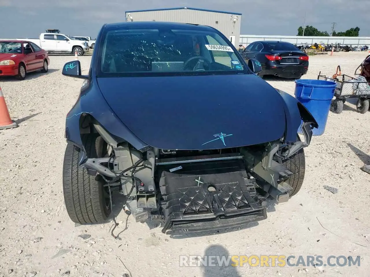 5 Photograph of a damaged car 7SAYGDEE8PA093260 TESLA MODEL Y 2023