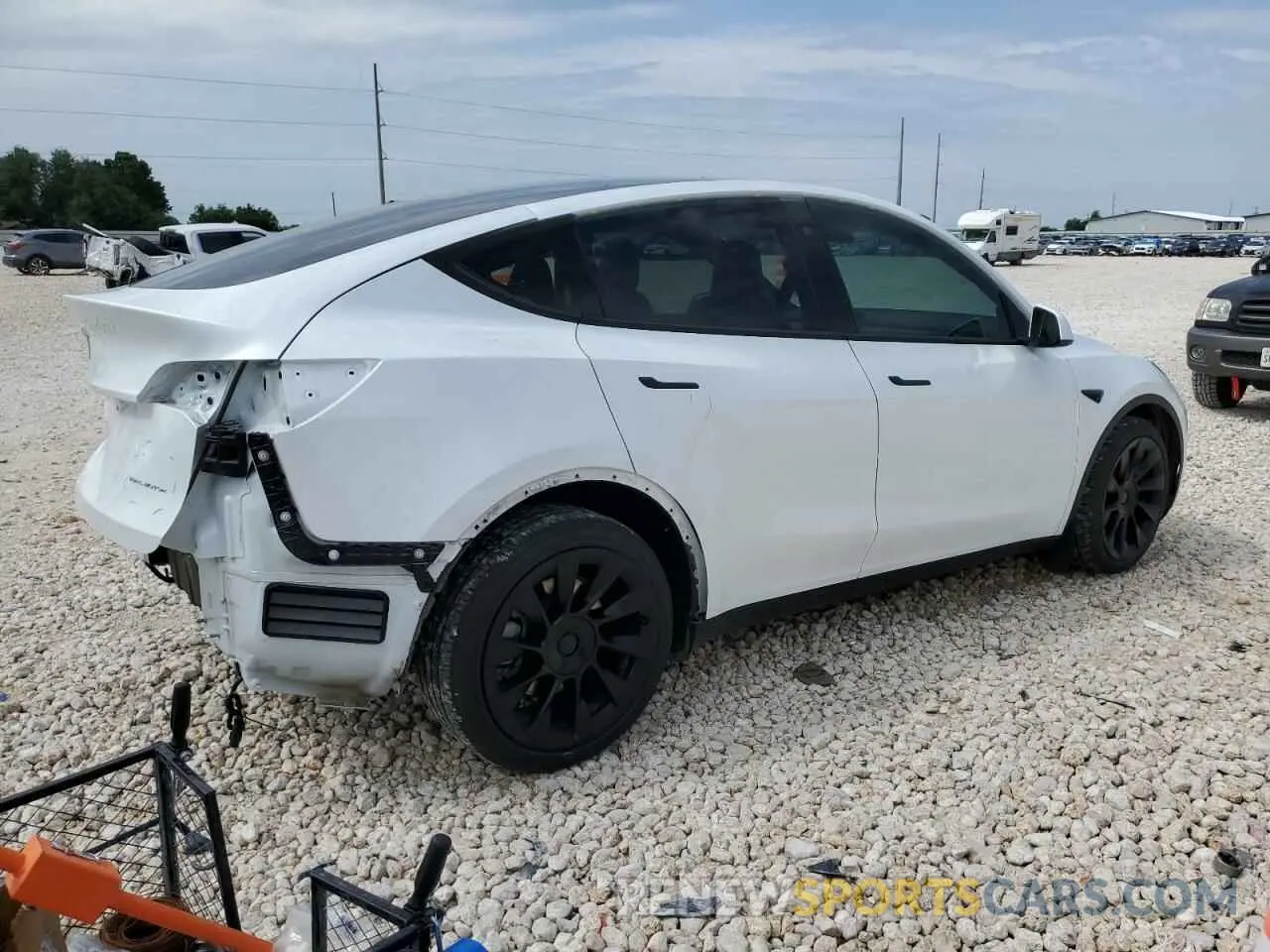 3 Фотография поврежденного автомобиля 7SAYGDEE8PA094120 TESLA MODEL Y 2023