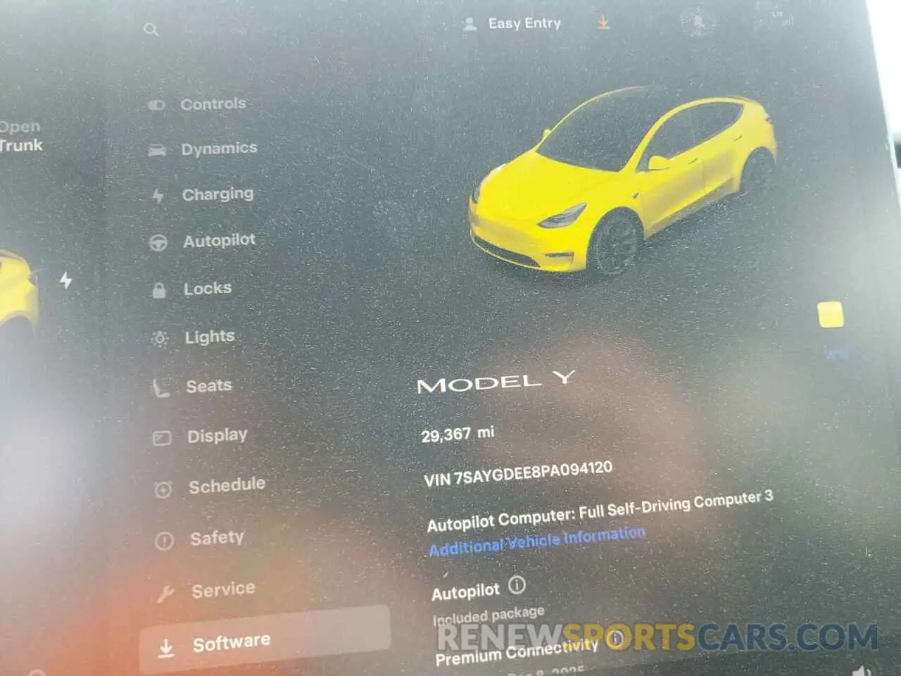 9 Фотография поврежденного автомобиля 7SAYGDEE8PA094120 TESLA MODEL Y 2023