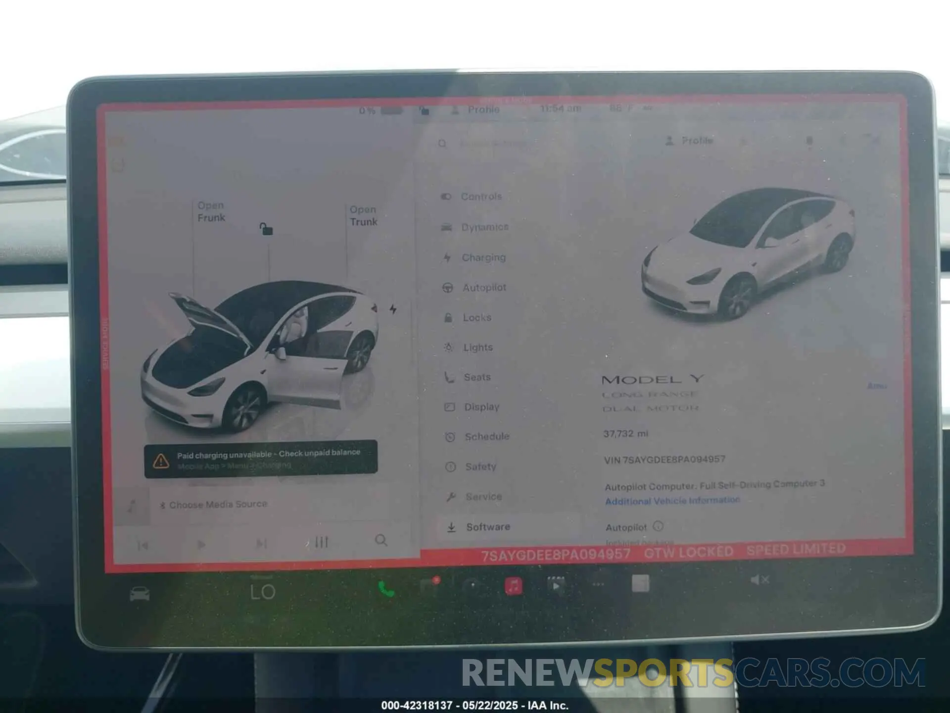 17 Фотография поврежденного автомобиля 7SAYGDEE8PA094957 TESLA MODEL Y 2023