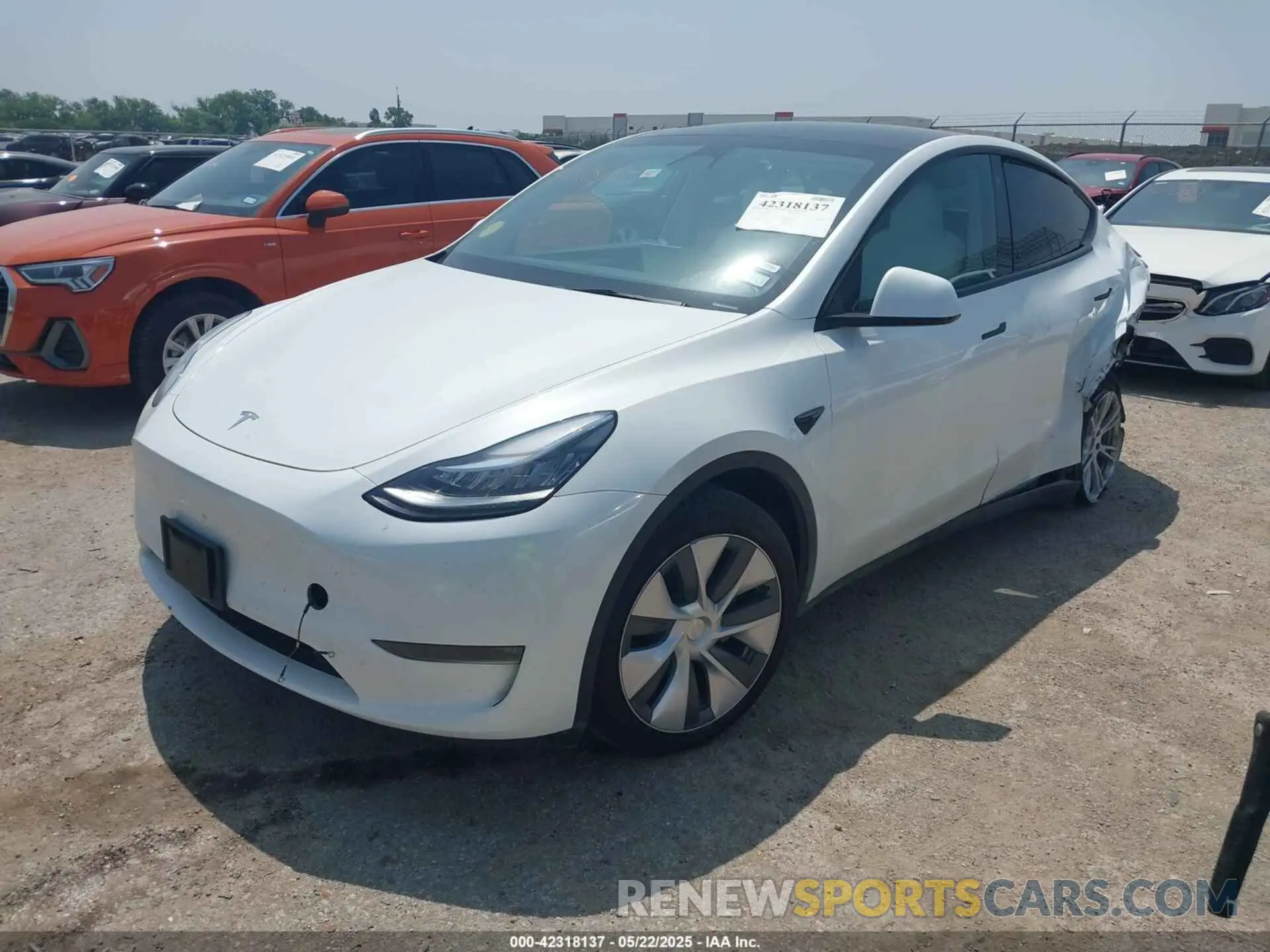 2 Фотография поврежденного автомобиля 7SAYGDEE8PA094957 TESLA MODEL Y 2023