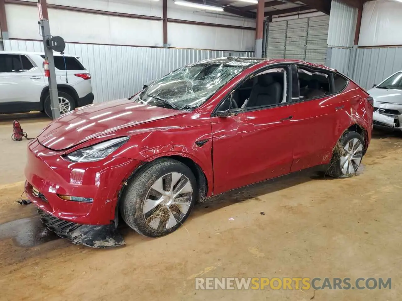 1 Photograph of a damaged car 7SAYGDEE8PA103379 TESLA MODEL Y 2023