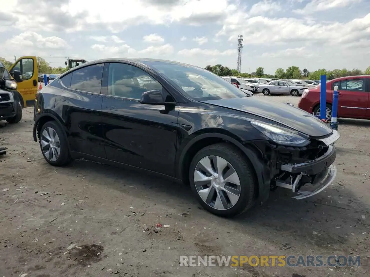 4 Photograph of a damaged car 7SAYGDEE8PA115063 TESLA MODEL Y 2023