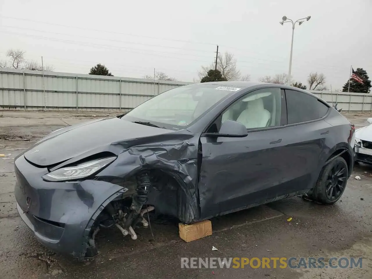 1 Фотография поврежденного автомобиля 7SAYGDEE8PA116004 TESLA MODEL Y 2023