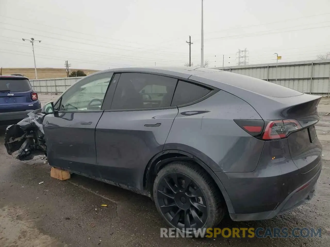 2 Фотография поврежденного автомобиля 7SAYGDEE8PA116004 TESLA MODEL Y 2023