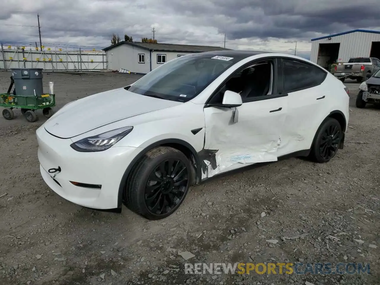 1 Фотография поврежденного автомобиля 7SAYGDEE8PA118741 TESLA MODEL Y 2023