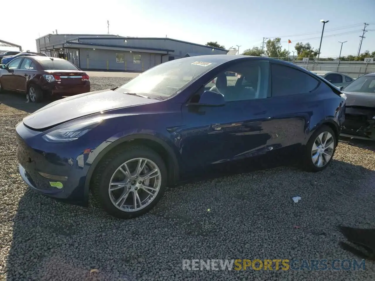 1 Фотография поврежденного автомобиля 7SAYGDEE8PA127696 TESLA MODEL Y 2023