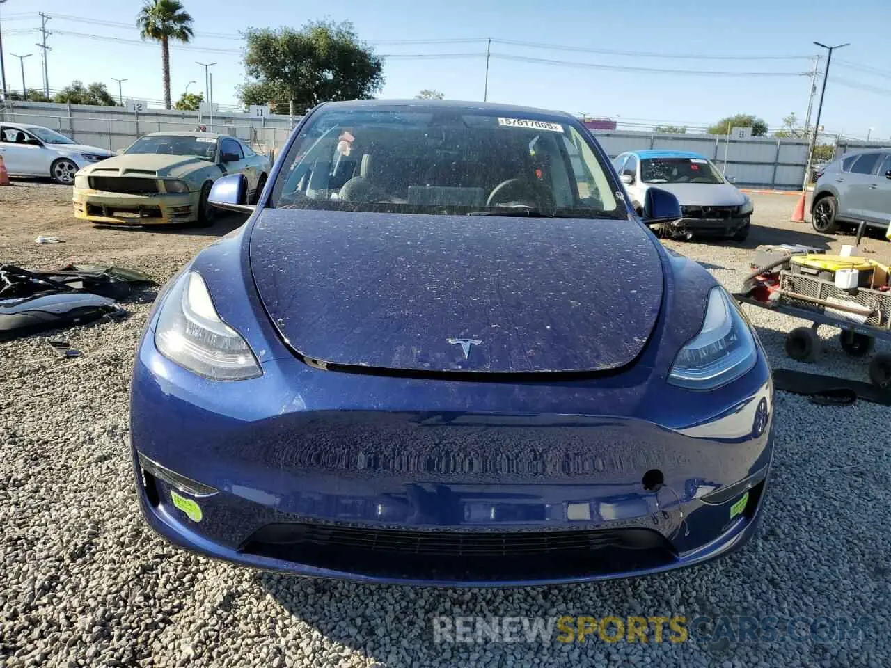 5 Фотография поврежденного автомобиля 7SAYGDEE8PA127696 TESLA MODEL Y 2023