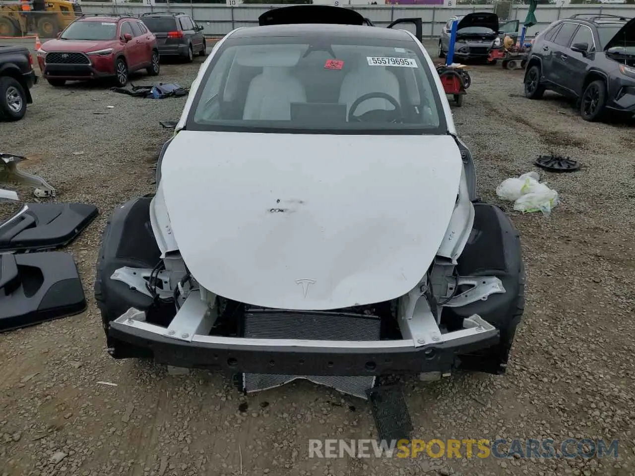 5 Фотография поврежденного автомобиля 7SAYGDEE8PA129562 TESLA MODEL Y 2023