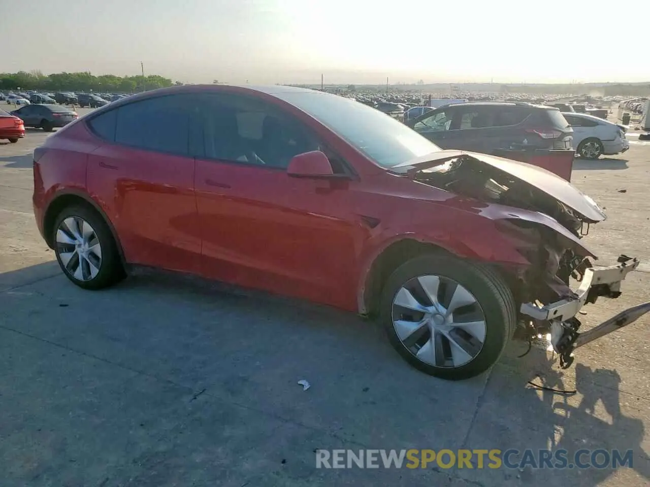 4 Photograph of a damaged car 7SAYGDEE8PA138780 TESLA MODEL Y 2023
