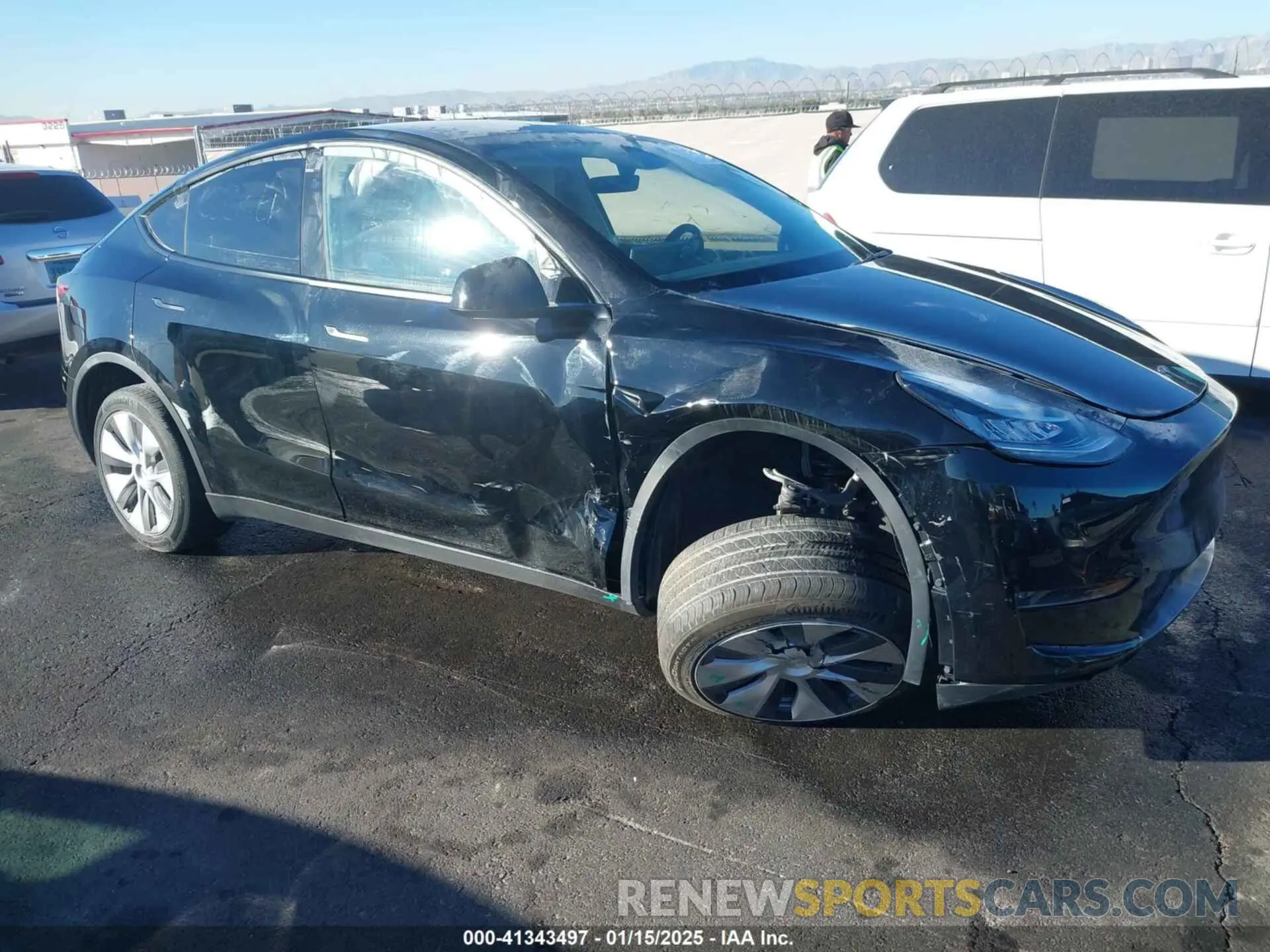 1 Photograph of a damaged car 7SAYGDEE8PA151965 TESLA MODEL Y 2023