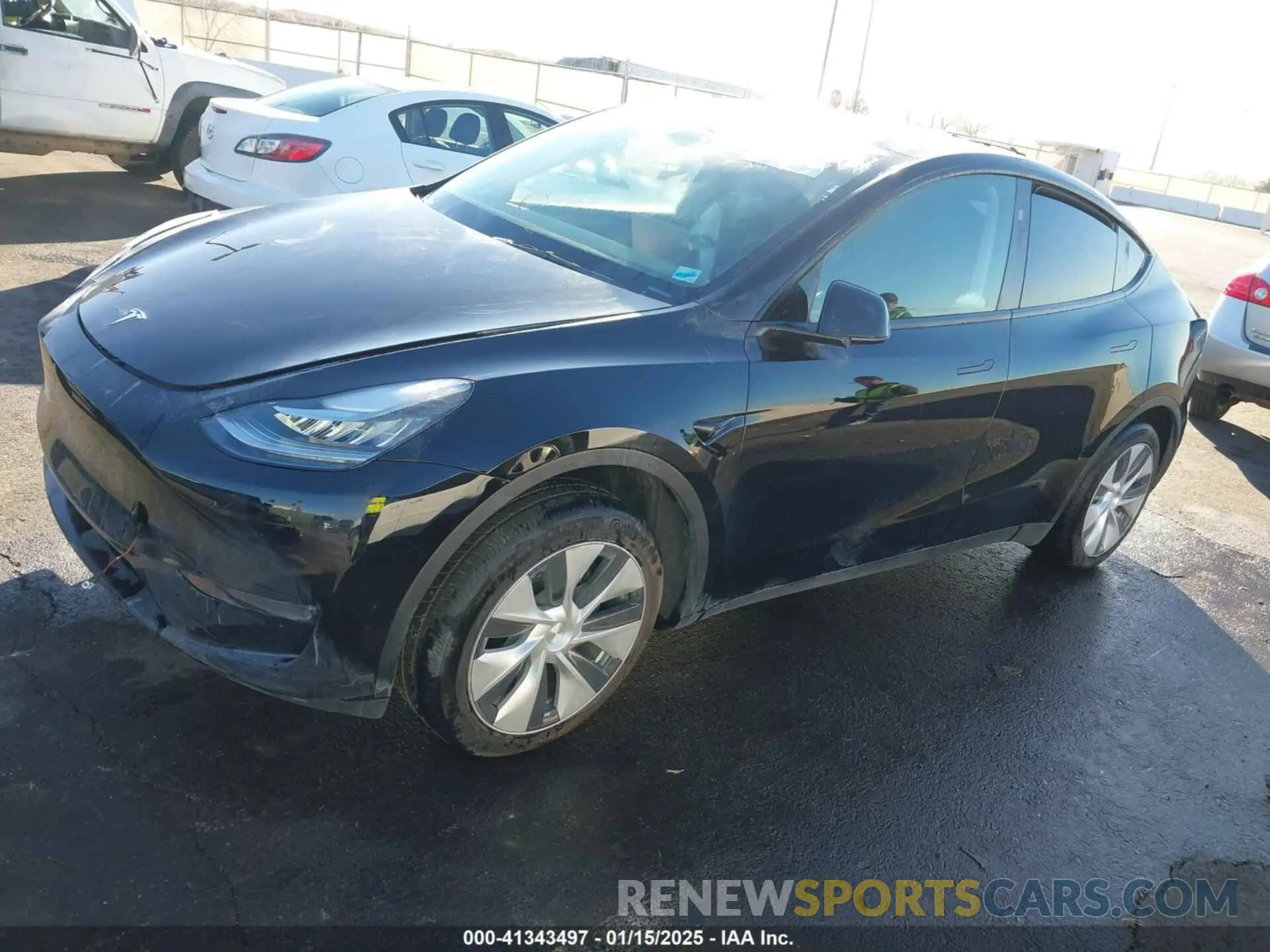 2 Photograph of a damaged car 7SAYGDEE8PA151965 TESLA MODEL Y 2023
