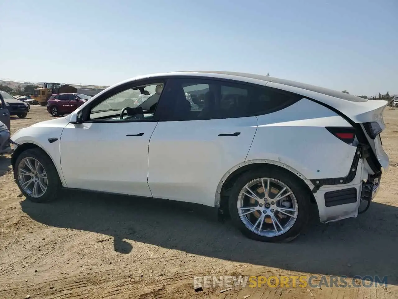 2 Photograph of a damaged car 7SAYGDEE8PA168524 TESLA MODEL Y 2023