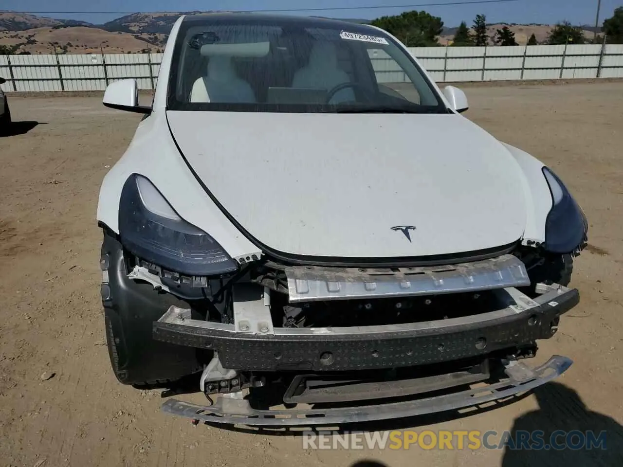5 Photograph of a damaged car 7SAYGDEE8PA168524 TESLA MODEL Y 2023