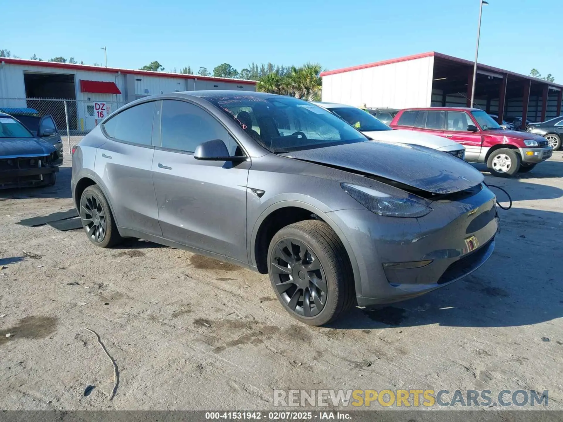 1 Фотография поврежденного автомобиля 7SAYGDEE8PA183198 TESLA MODEL Y 2023
