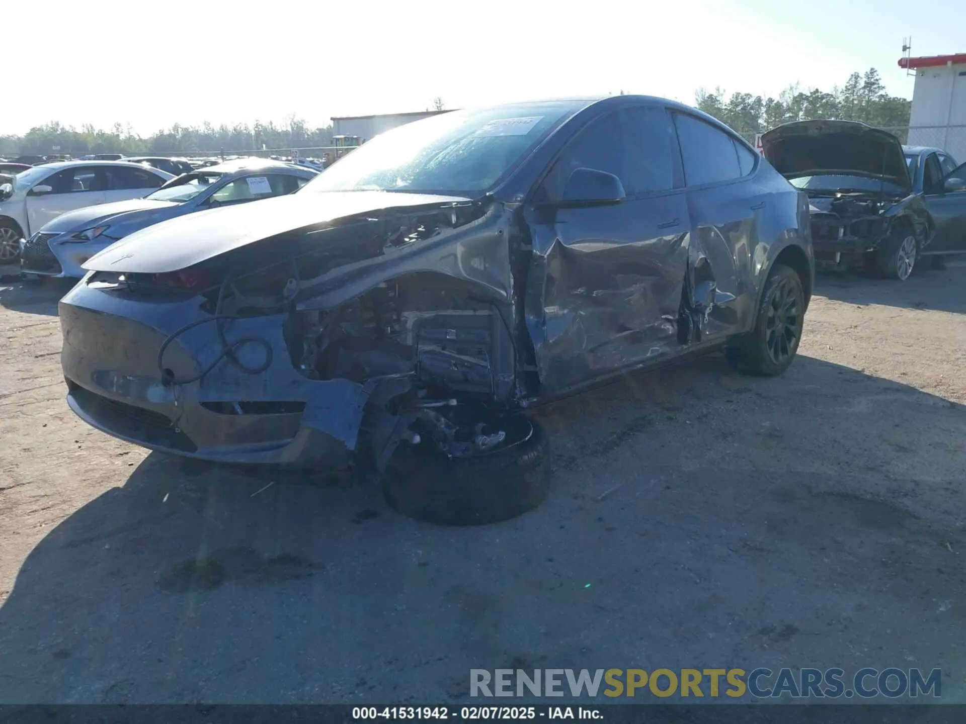 6 Фотография поврежденного автомобиля 7SAYGDEE8PA183198 TESLA MODEL Y 2023