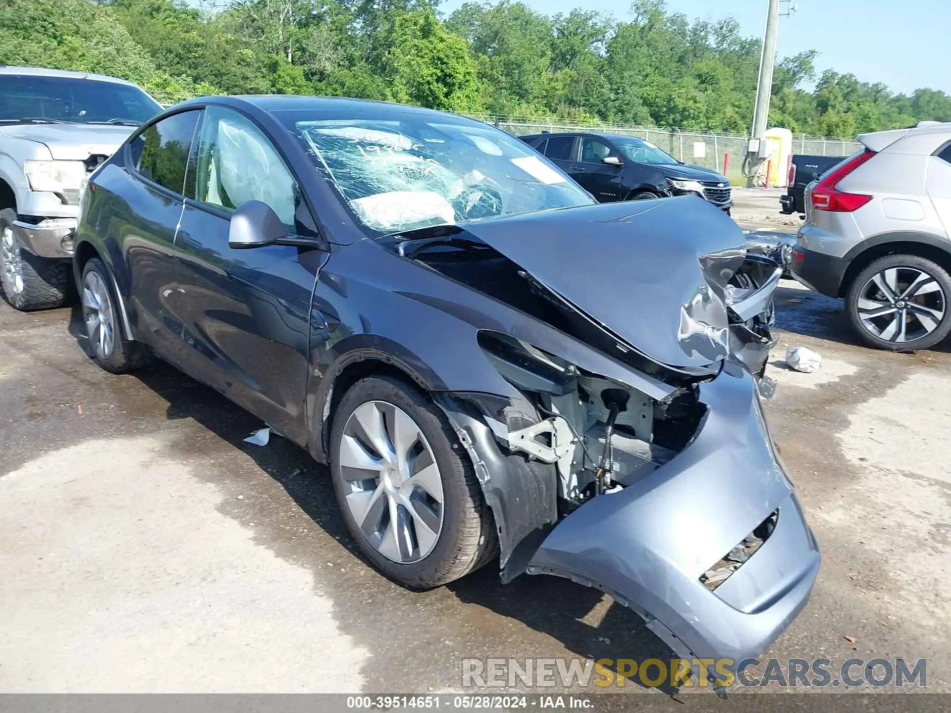 1 Photograph of a damaged car 7SAYGDEE8PA198655 TESLA MODEL Y 2023