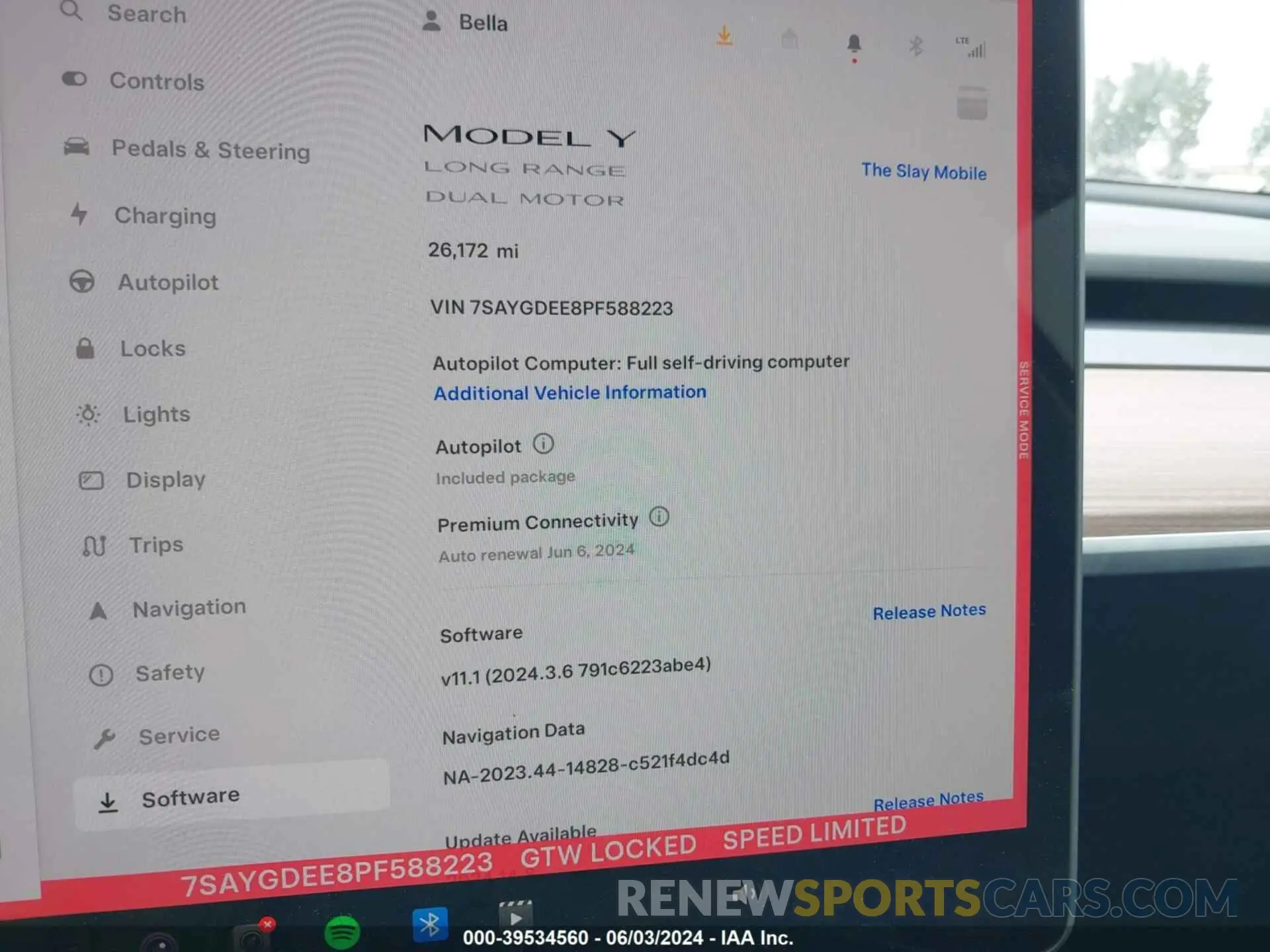 16 Photograph of a damaged car 7SAYGDEE8PF588223 TESLA MODEL Y 2023