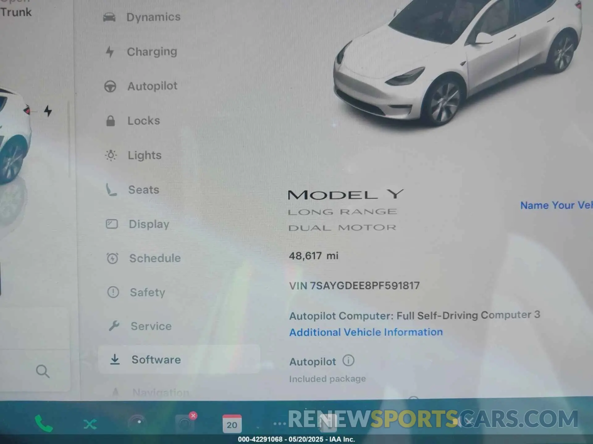 7 Photograph of a damaged car 7SAYGDEE8PF591817 TESLA MODEL Y 2023