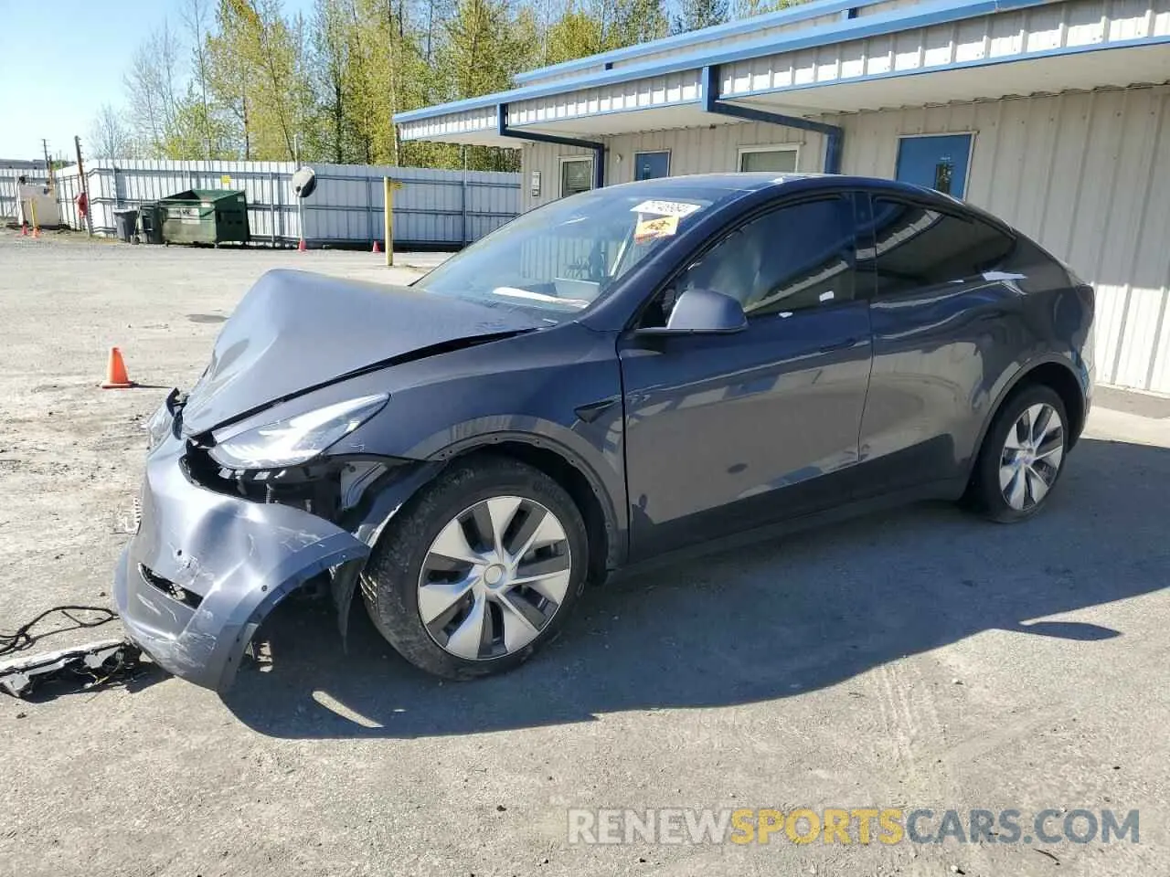 1 Фотография поврежденного автомобиля 7SAYGDEE8PF592918 TESLA MODEL Y 2023