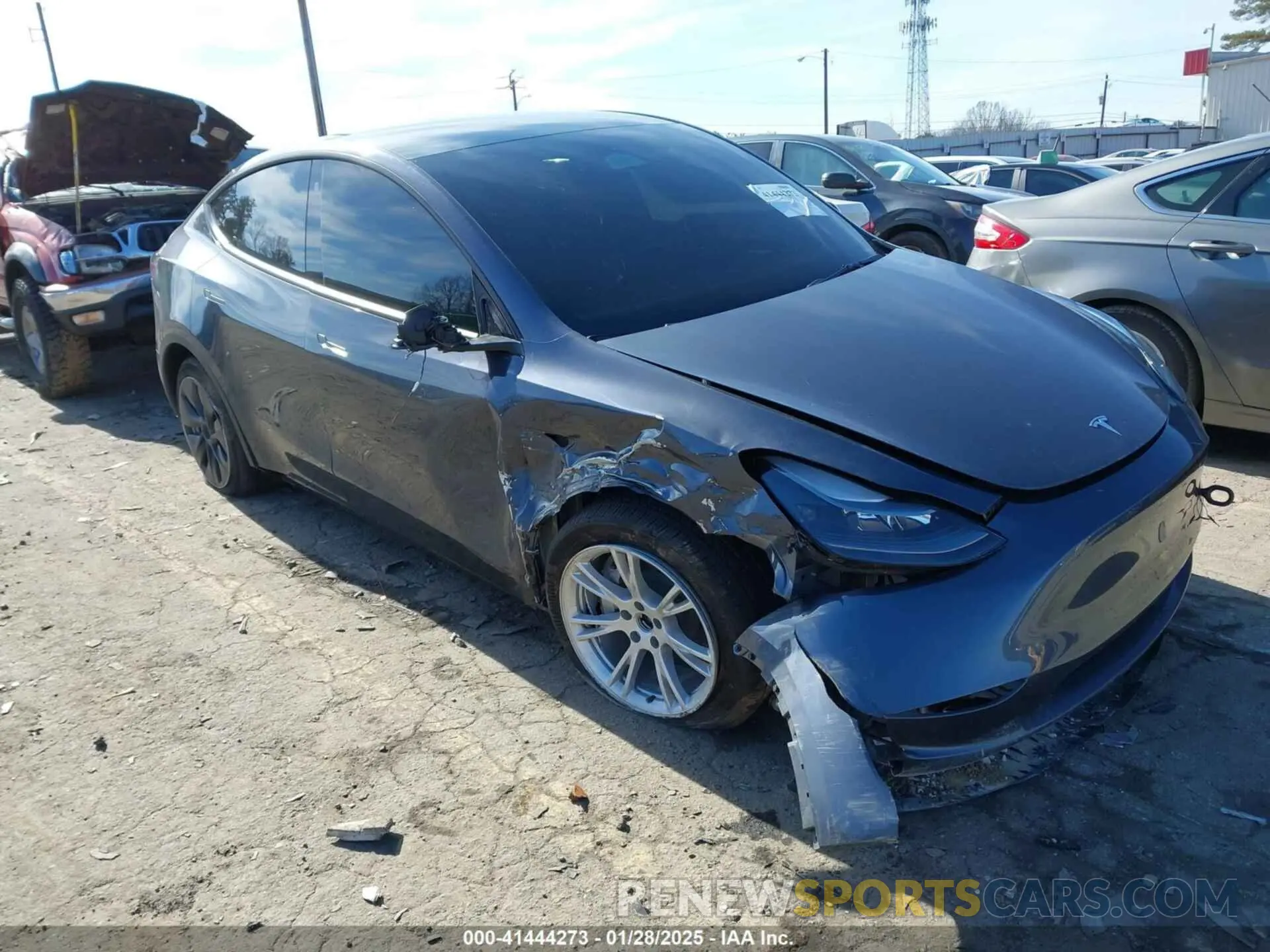 1 Photograph of a damaged car 7SAYGDEE8PF619907 TESLA MODEL Y 2023