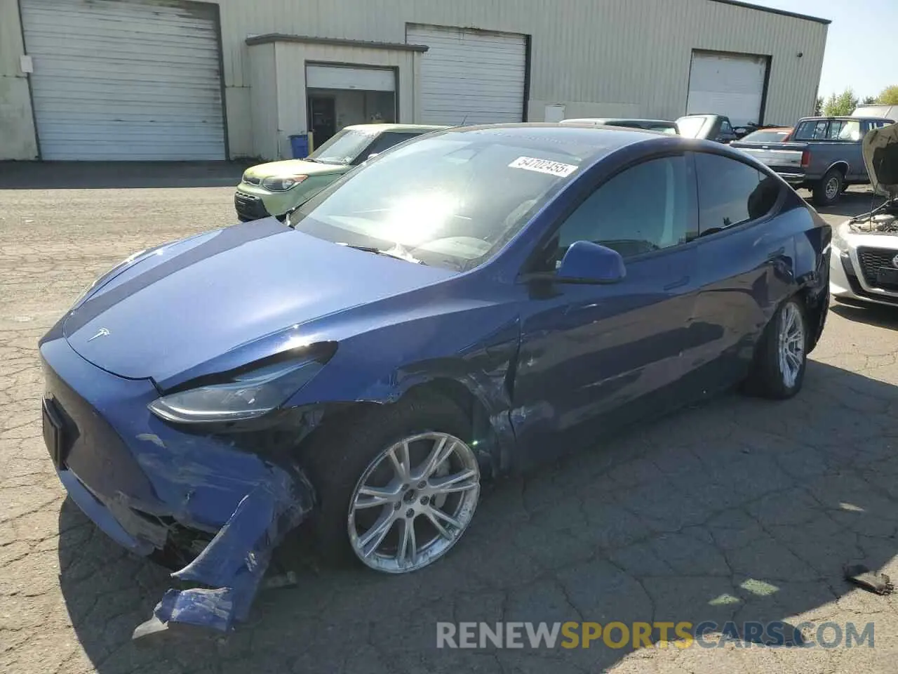 1 Photograph of a damaged car 7SAYGDEE8PF628512 TESLA MODEL Y 2023